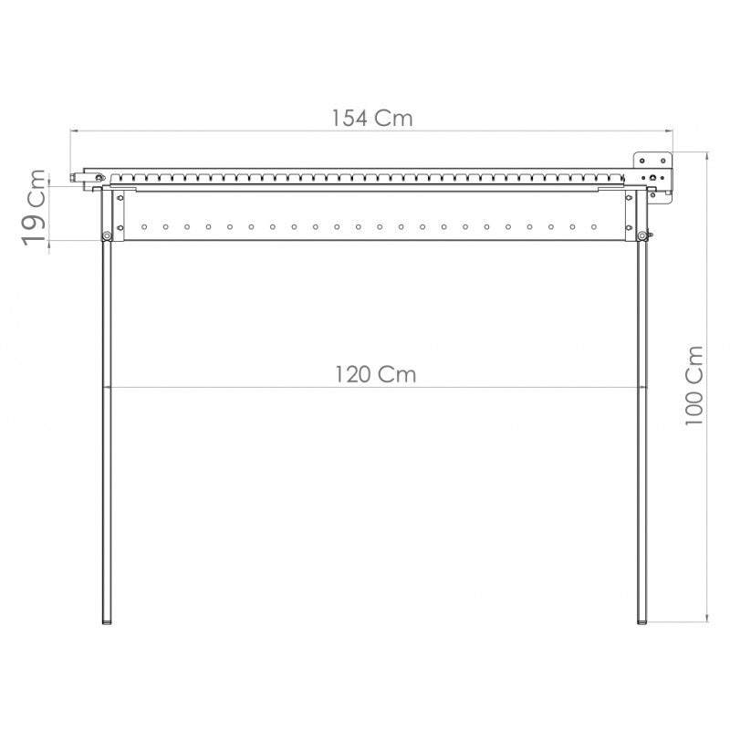 Tecnoroast TRS-40L20 Plug in 110V Automatic Arrosticini Dimensions