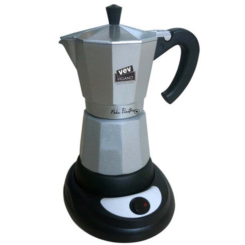 Vev Vigano 6 Cup Italian Moka Electric Espresso Maker