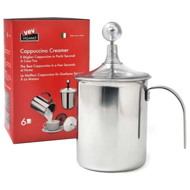 Vev Vigano Cappuccino Creamer / Frother 18/10 Stainless Steel