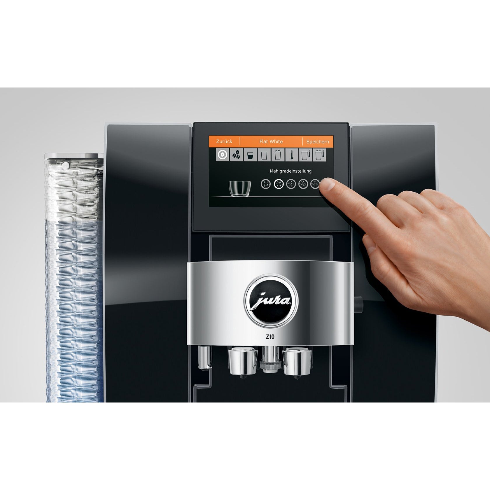 JURA Z10 Diamond Black Super Automatic Espresso Machine Control Panel