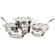 All-Clad 600822 Copper Core 10 Piece Stainless Steel Cookware Set