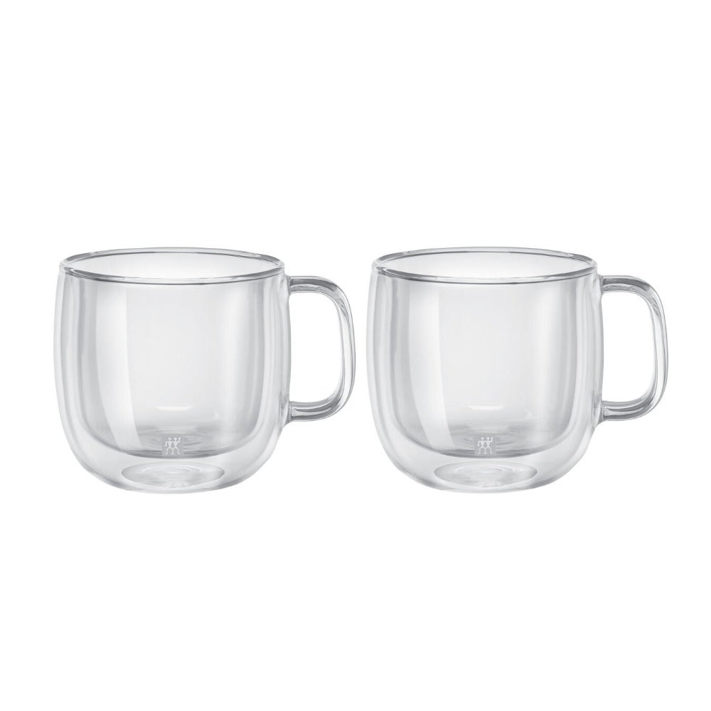 Zwilling J.A. Henckels Double Wall Cappuccino Glasses (Set of 2) Sorrento Plus