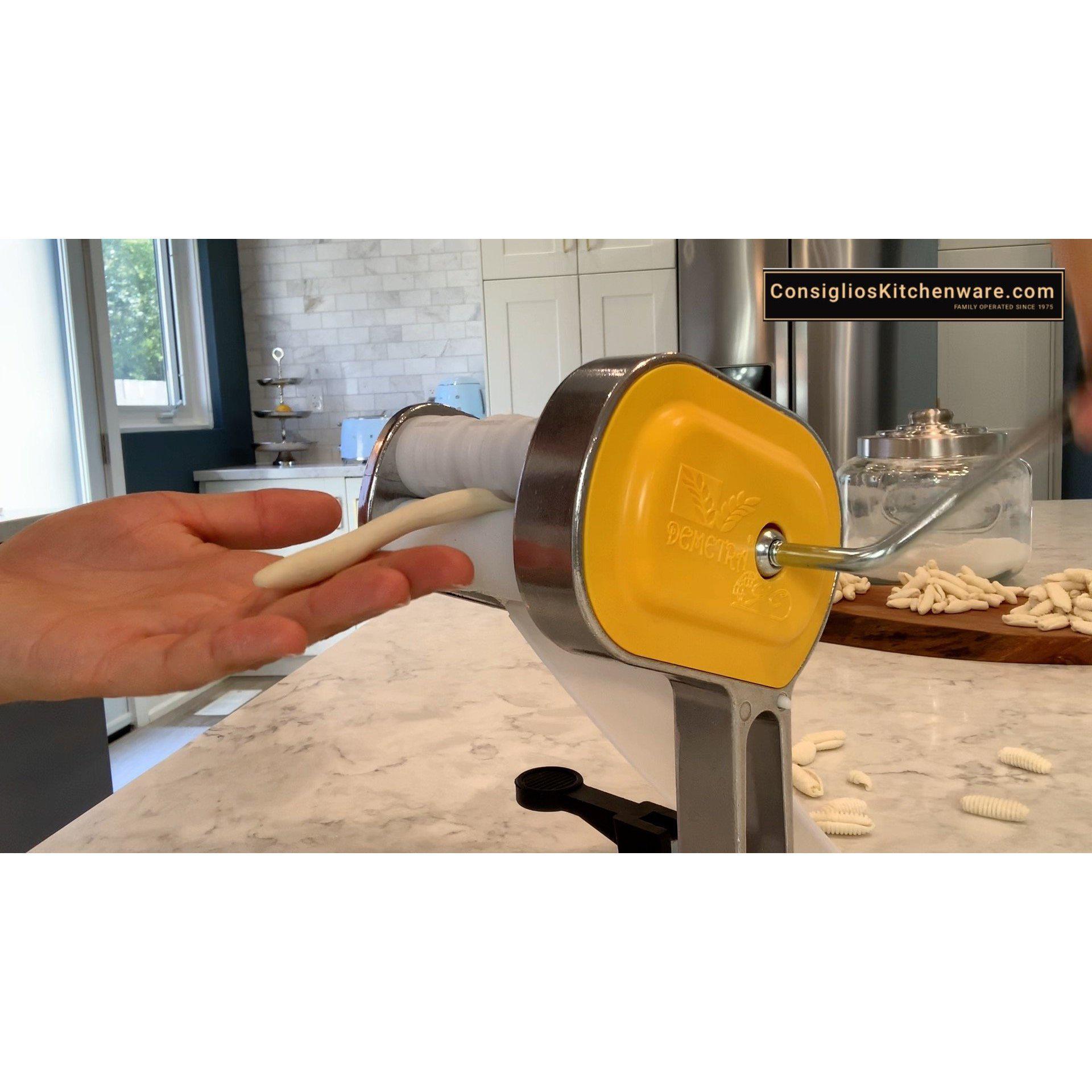 Máquina Manual Para Hacer Pasta Cavatelli - Aleación De Aluminio, Fácil De Limpiar, Ideal Para Pasta Casera