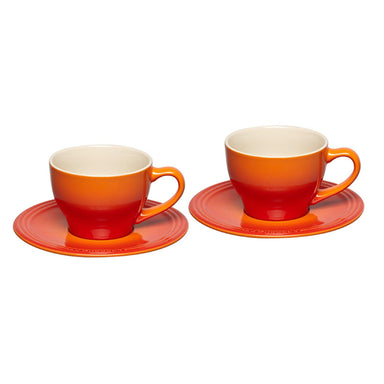 Le Creuset Classic Cappuccino Cups (set of 2) Flame — Consiglio's  Kitchenware
