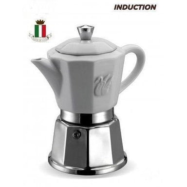 GAT Chic Ceramic Top 6 or 4 Cup Espresso Maker-Consiglio's Kitchenware