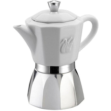 GAT Chic Ceramic Top 6 or 4 Cup Espresso Maker-Consiglio's Kitchenware