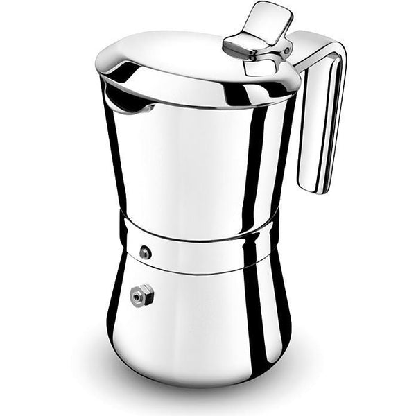 Giannina 1 Cup Made in Italy Stainless Steel Stovetop Espresso Maker N —  Consiglio's Kitchenware