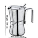 Giannina 1 cup Stainless Steel Stovetop Espresso Maker
