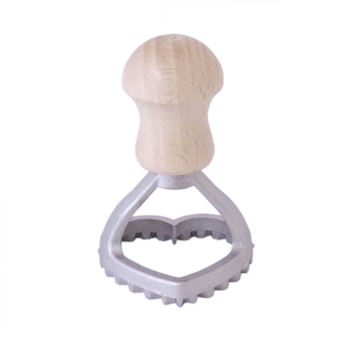 Eppicotispai Heart Ravioli Stamp 45x40mm - Made in Italy from Aluminum and Wood