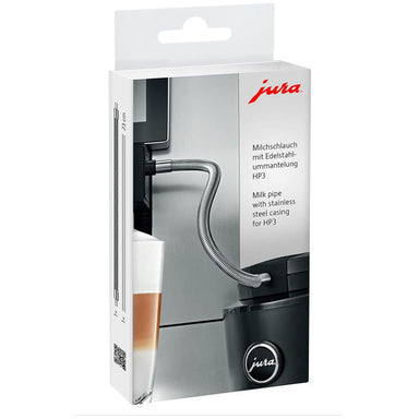Jura Milk Pipe with Stainless Steel Casing for HP3 - 23cm