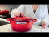 Le Creuset YouTube Dutch Oven Cherry Red Video