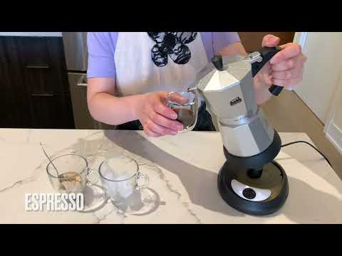 How to use the Vev Vigano Moka Electric Stove Top Maker 