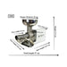 Fabio Leonardi MR8 1/2 HP SP3 Tomato Machine w/ Powder Coated Motor Dimensions