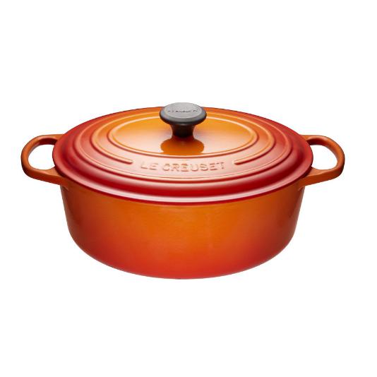Le Creuset 4.7L Flame Oval French/Dutch Oven (29 cm) -LS2502-292