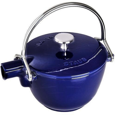 Staub - 1L Dark Blue Tea Kettle (16.5cm)-Consiglio's Kitchenware