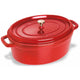 Staub - 3.2L (3.4QT) Cherry Red Oval Cocotte-Consiglio's Kitchenware