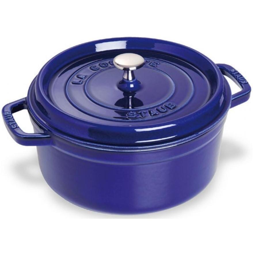  STAUB Cast Iron Dutch Oven 4-qt Round Cocotte with Glass Lid,  Made in France, Serves 3-4, White: Home & Kitchen