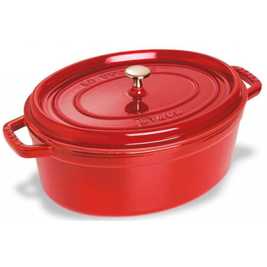 Staub - 5.5L (5.7QT) Cherry Red Oval Cocotte-Consiglio's Kitchenware