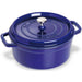 Staub - 9 QT (8.3L) Dark Blue Round Cocotte-Consiglio's Kitchenware