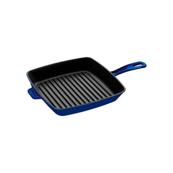 Staub - 30cm Blue Square American Grill Pan (12")-Consiglio's Kitchenware