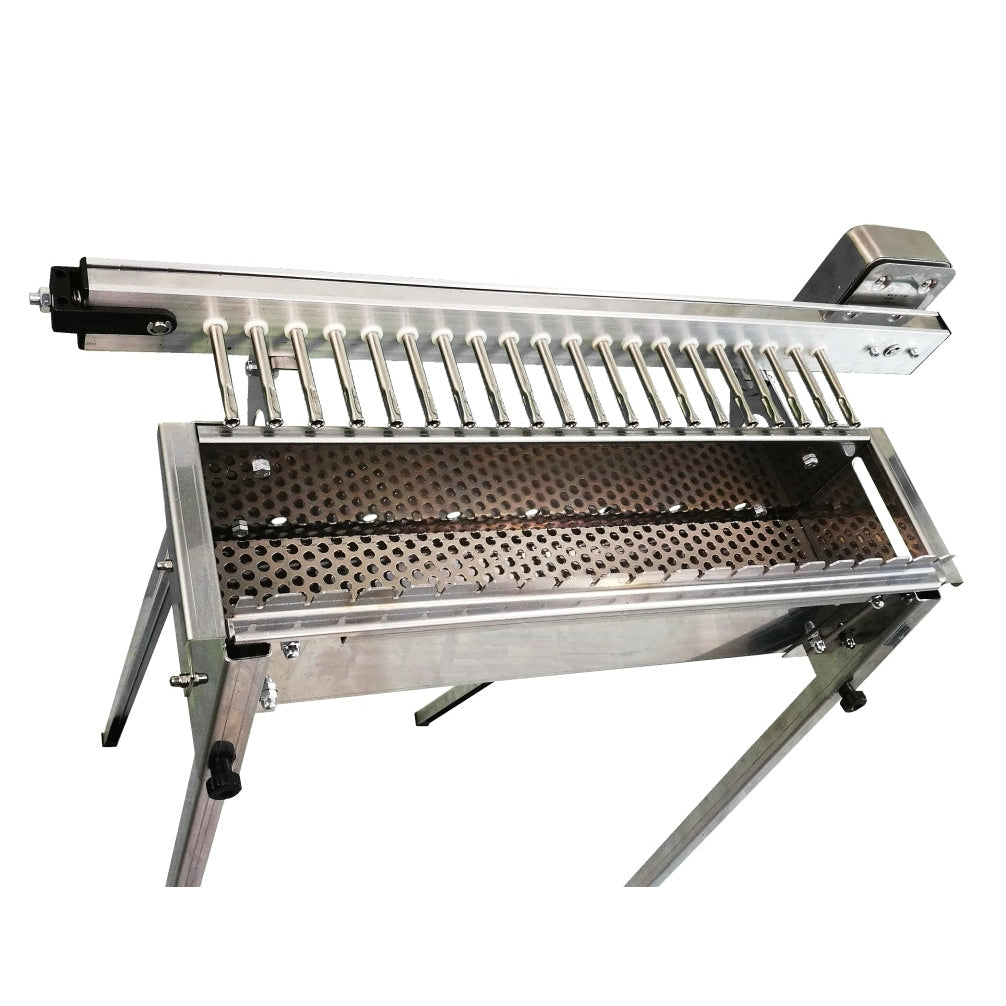 Tecnoroast TRS-20B Battery Powered Automatic Arrosticini & Spiedini Charcoal Grill - Hand Made in Italy